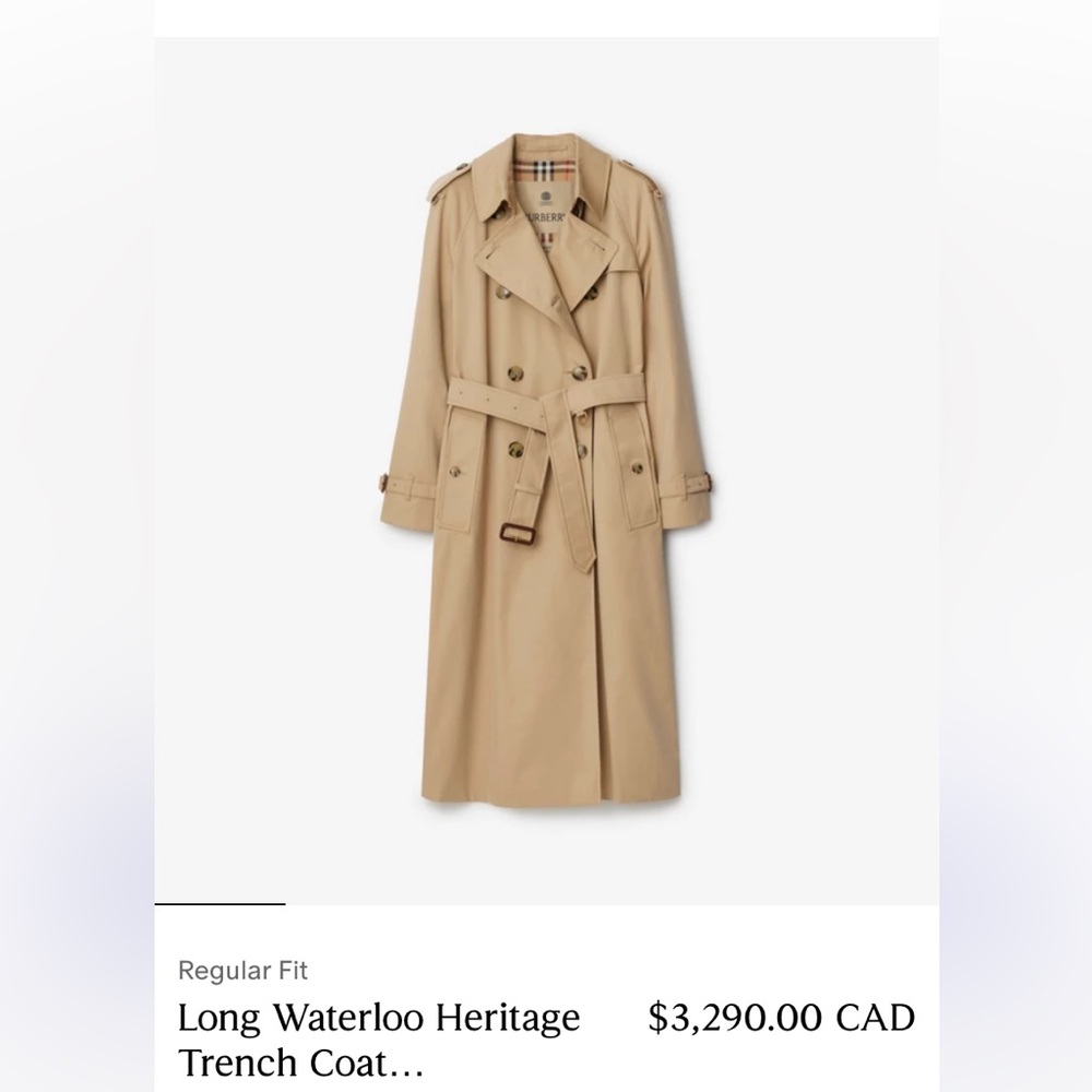 Burberry trench coat - minimaliste - 90’s